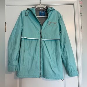 EUC Charles River New Englander Rain Jacket Kappa Kappa Gamma Size S